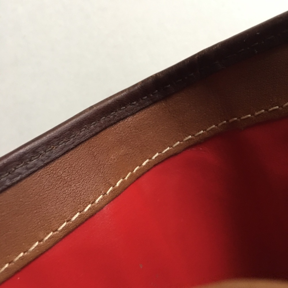 Dooney & Bourke Wallet Pebbled Leather Small Brown Silver Snap Zip 8 Slots - Picture 6 of 10